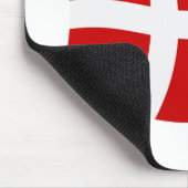 Dänemark Flaggenmousepad Mousepad (Ecke)