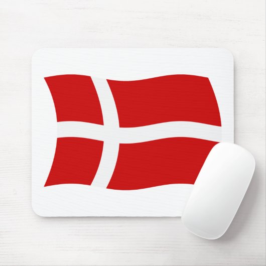 Dänemark Flaggenmousepad Mousepad (Mit Mouse)