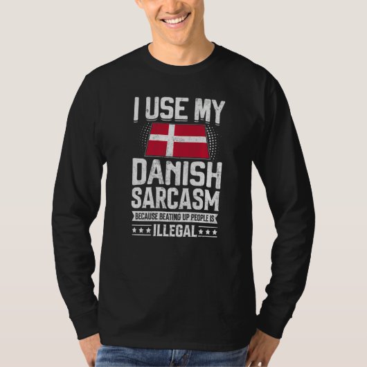 Dänemark Flaggenstaaten für Dänen Männer und Fraue T-Shirt (Vorderseite)