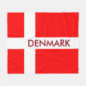 Dänemark Fleece Blanket! (Vorderseite (Horizontal))