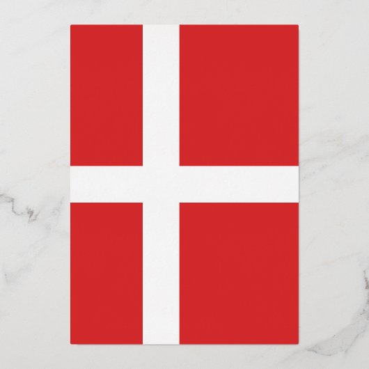 Dänemark Folieneinladung (Rückseite)