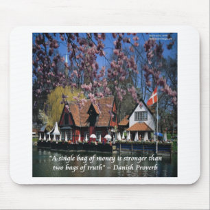 Dänemark Foto & berühmtes Sprichwort Mousepad