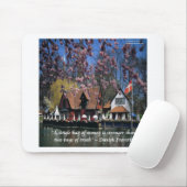Dänemark Foto & Famous Proverb Mousepad (Mit Mouse)