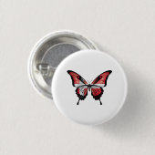Dänemark Frack-Schmetterlingsflaggenaufkleber Button (Vorne & Hinten)