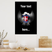Dänemark Fußball-Champions Poster (Küche)