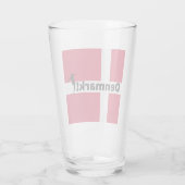 Dänemark Fußball Glas (Rückseite)