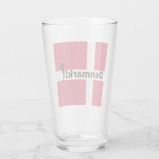 Dänemark Fußball Glas (Rückseite)