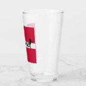 Dänemark Fußball Glas (Links)