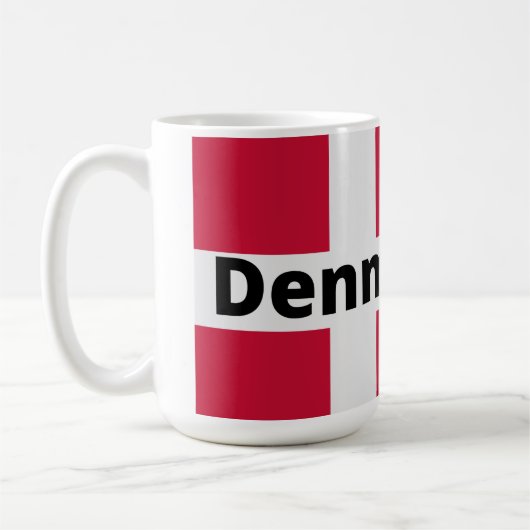 Dänemark Fußball Kaffeetasse (Links)