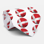 Dänemark-Fußball Krawatte (Gerollt)