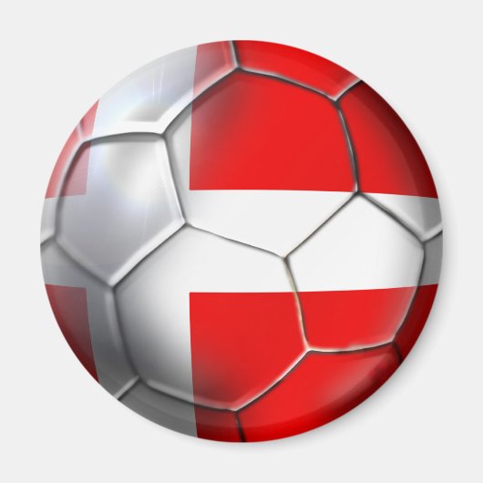 Dänemark Fußball Magnet (Vorne)