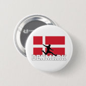 Dänemark Fußball-Nationalmannschaft Button (Vorne & Hinten)