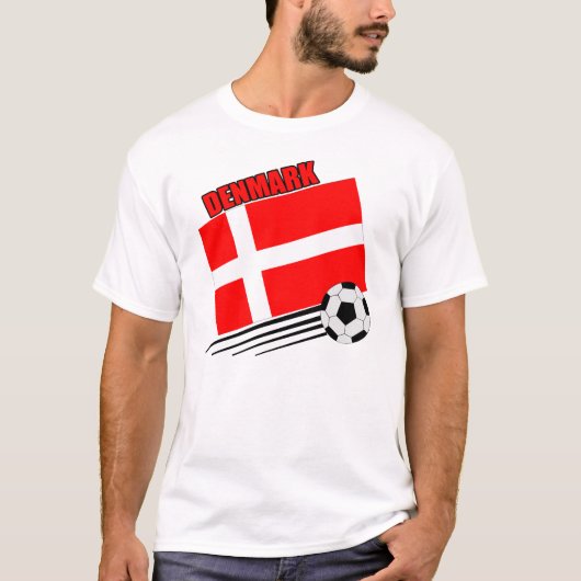 Dänemark - Fußball-Team T-Shirt (Vorderseite)
