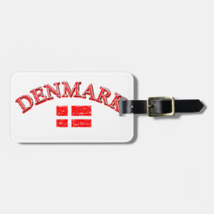 Dänemark-Fußballentwurf Gepäckanhänger