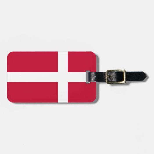 Dänemark Gepäckanhänger (Vorderseite horizontal)