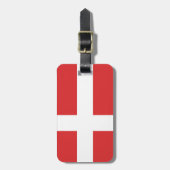 Dänemark Gepäckanhänger (Vorderseite vertikal)