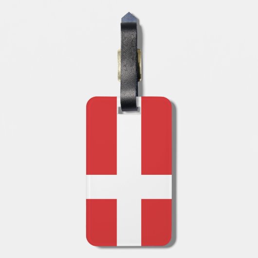 Dänemark Gepäckanhänger (Rückseite vertikal)