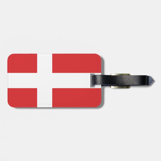 Dänemark Gepäckanhänger (Rückseite horizontal)