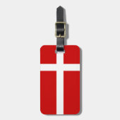 Dänemark Gepäckanhänger (Vorderseite vertikal)
