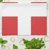 Dänemark Geschirrtuch (Gefaltet)