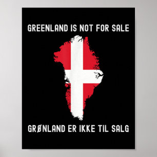 Dänemark Grönland nicht zum Verkauf übersetzen Dän Poster