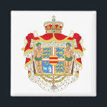 Dänemark Großwappen Magnet<br><div class="desc">Dänemark Greater Coat Arms Image Autor Sodacan https://commons.wikimedia.org/wiki/User:Sodacan</div>