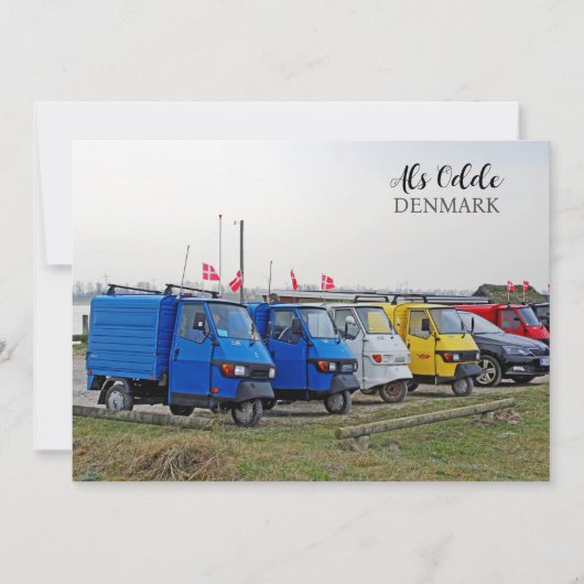 Dänemark Grußkarten! Feiertagskarte (Vorderseite)