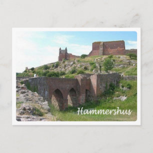 Dänemark - Hammershus - Postkarte