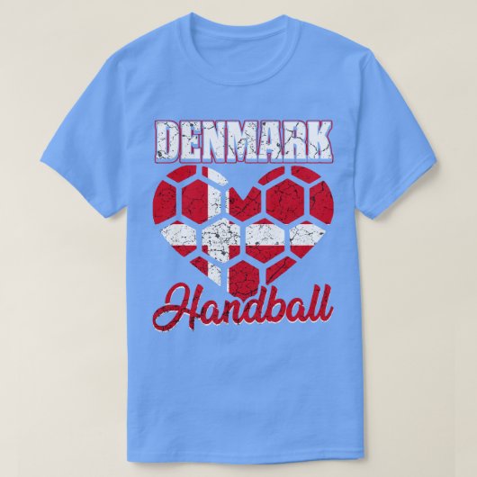 Dänemark Handball 4 T-Shirt (Design vorne)