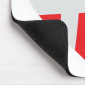 Dänemark-Herzikone Mousepad (Ecke)