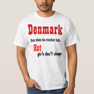 Dänemark Hot Girl T - Shirt