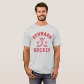 Dänemark Ice Hockey T-Shirt (Vorne ganz)