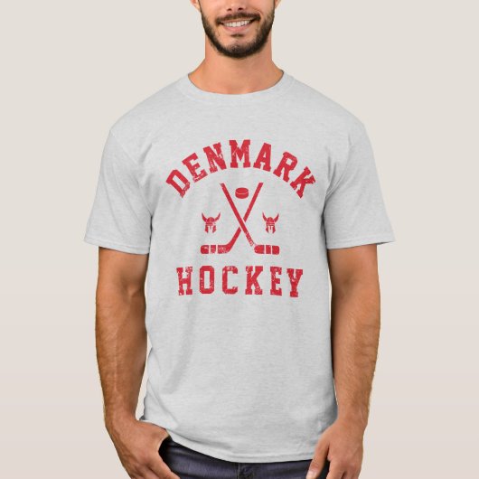 Dänemark Ice Hockey T-Shirt (Vorderseite)