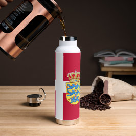 Dänemark Insulinflasche, dänische Flagge Trinkflasche