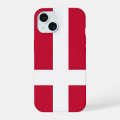 Dänemark iPhone 15 Hülle (Rückseite)