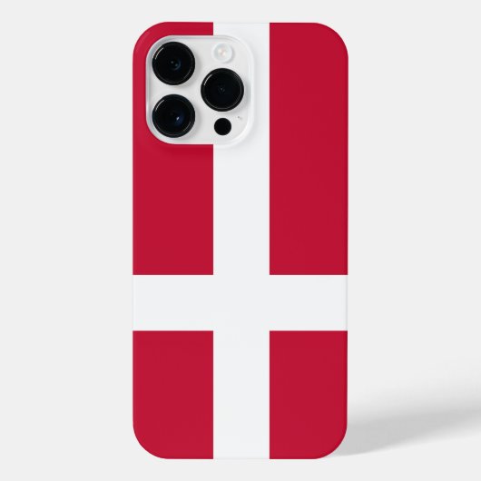 Dänemark iPhone Hülle (Rückseite)