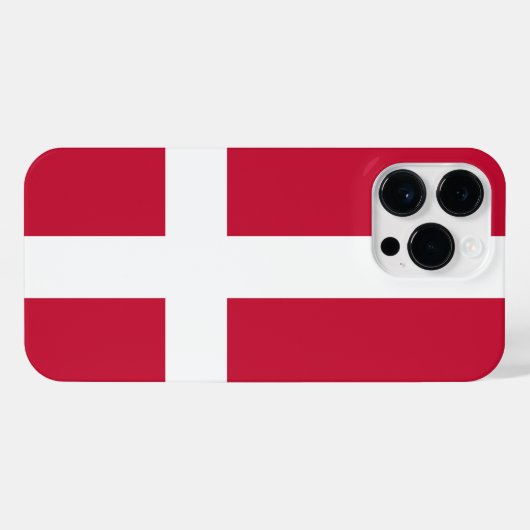 Dänemark iPhone Hülle (Rückseite (Horizontal))