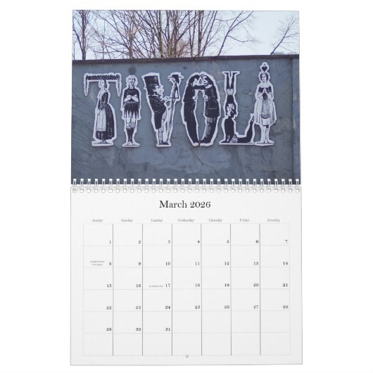 Dänemark - Kalender 2020 (Mär 2026)