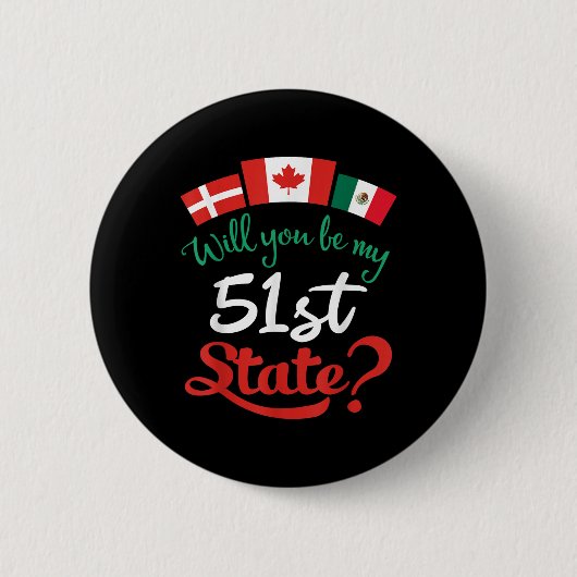Dänemark Kanada Mexiko Flaggen werden Sie meine 51 Button (Vorderseite)