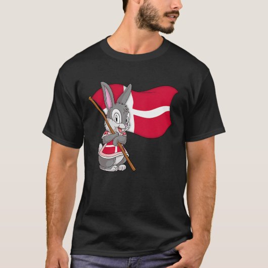 Dänemark Kaninchen T-Shirt (Vorderseite)