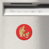 Dänemark Karte Magnet (In Situ (Geschirrspüler))
