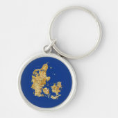 Dänemark-Karten-Schlüsselanhänger Schlüsselanhänger (Vorne)