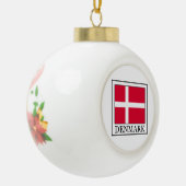 Dänemark Keramik Kugel-Ornament (Links)