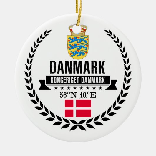 Dänemark Keramikornament (Vorne)