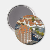 Dänemark Kühlschrank Magnet (Vorderseite/Rückseite)