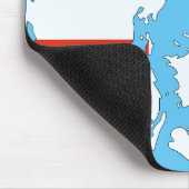 Dänemark-Land Mousepad (Ecke)