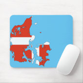Dänemark-Land Mousepad (Mit Mouse)