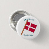 Dänemark Landesflagge Thunder_Cove Button (Vorne & Hinten)