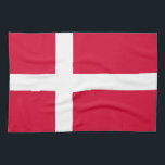Dänemark-Landesflaggetuch Küchentuch<br><div class="desc">Dänemark-Landesflaggetuch</div>