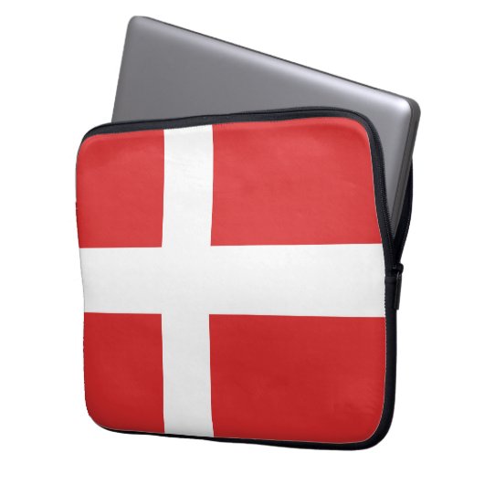 Dänemark Laptopschutzhülle (Vorderseite Links)